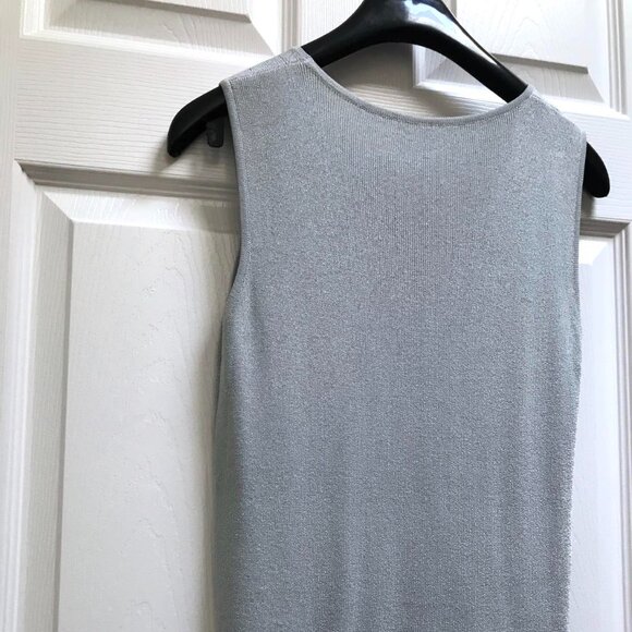 Cute Sleeveless Knit Top in Gray - Picture 7 of 10